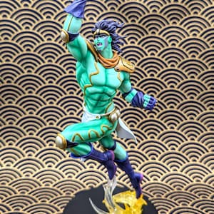 Japan Import JoJo’s Bizarre Adventure Star Platinum Figure – Jotaro’s Stand Figurine – Authentic Araki-Approved Collectible Statue