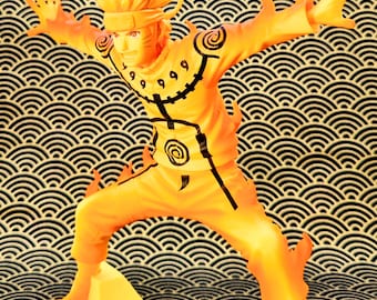 Naruto Uzumaki Grandista Figure – Kurama Chakra Mode – Banpresto Official Anime Collectible Japanese Import