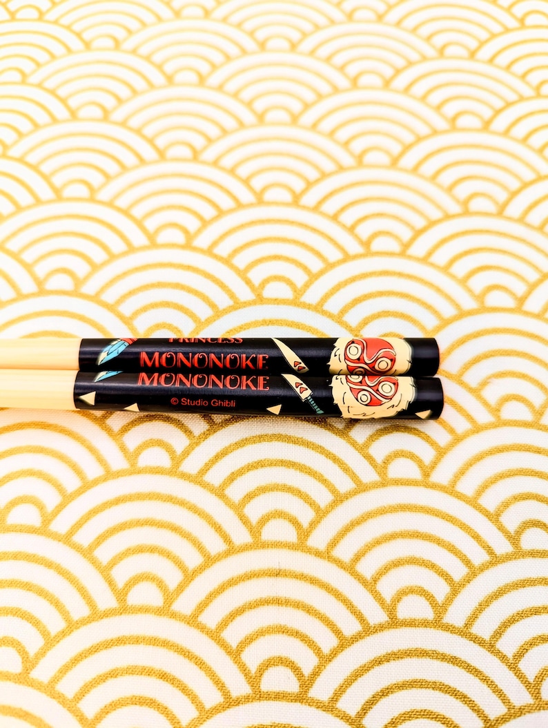 Skater Studio Ghibli Princess Mononoke Chopsticks - Thumbnail 3