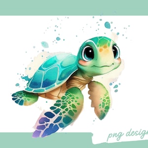 Schildkröte Clipart, Fisch Clipart, Aquarell Fisch unter dem Meer ClipArt, Delfin Clipart, Meerestier pngs Clipart, Meerestier Geburtstagsparty