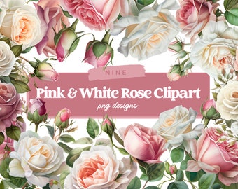 Clipart de rosas pastel, clipart de buquê de rosas cor de rosa, clipart de flores reais, clipart floral, arranjo floral, convites DIY de flores, rosas png