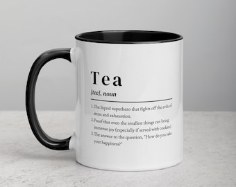 Tea Definition Mug: Funny Tea Lover Gift