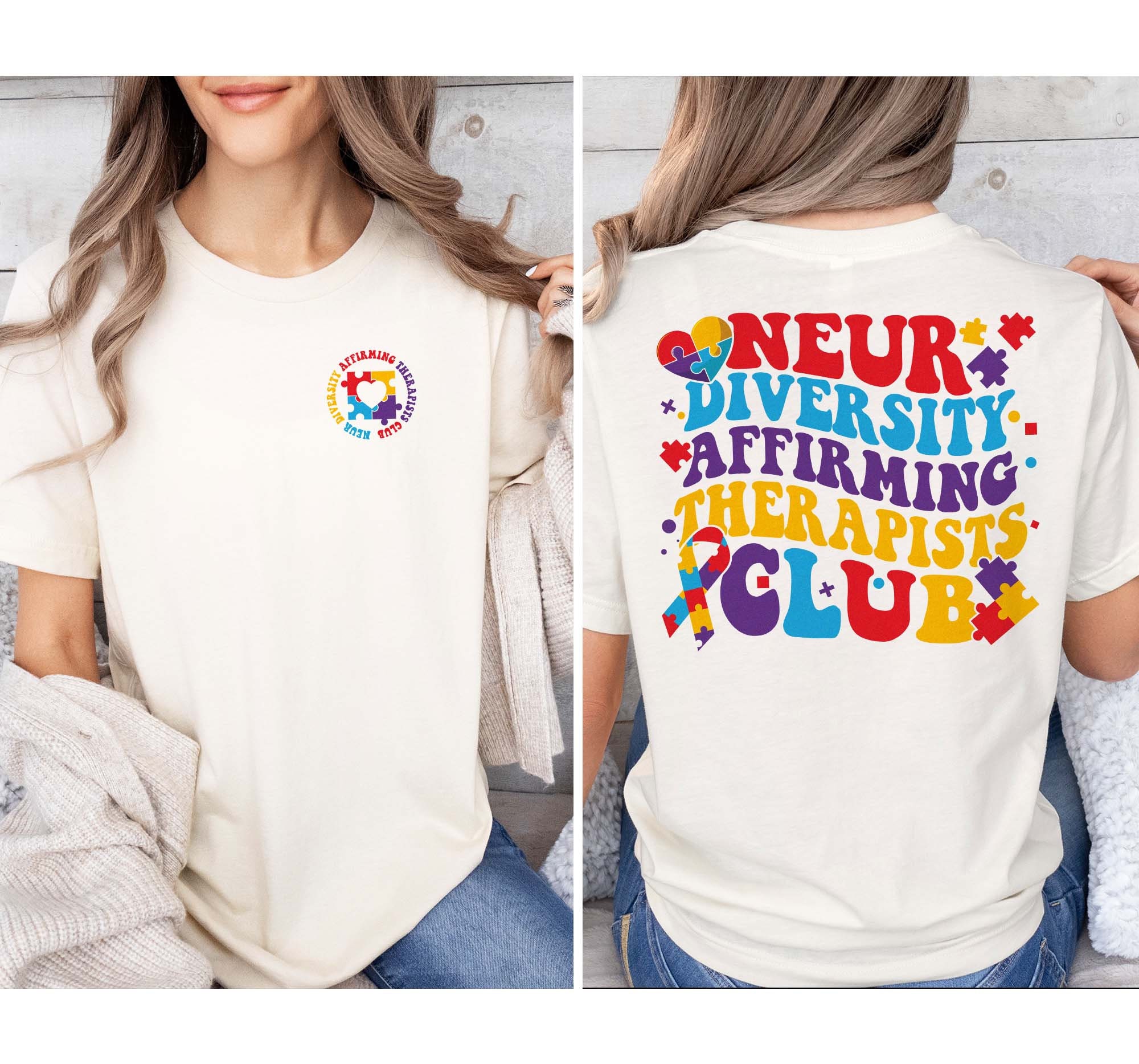 Neurodiversity Affirming Therapists Club Shirt, Autism Awareness Sweatshirt