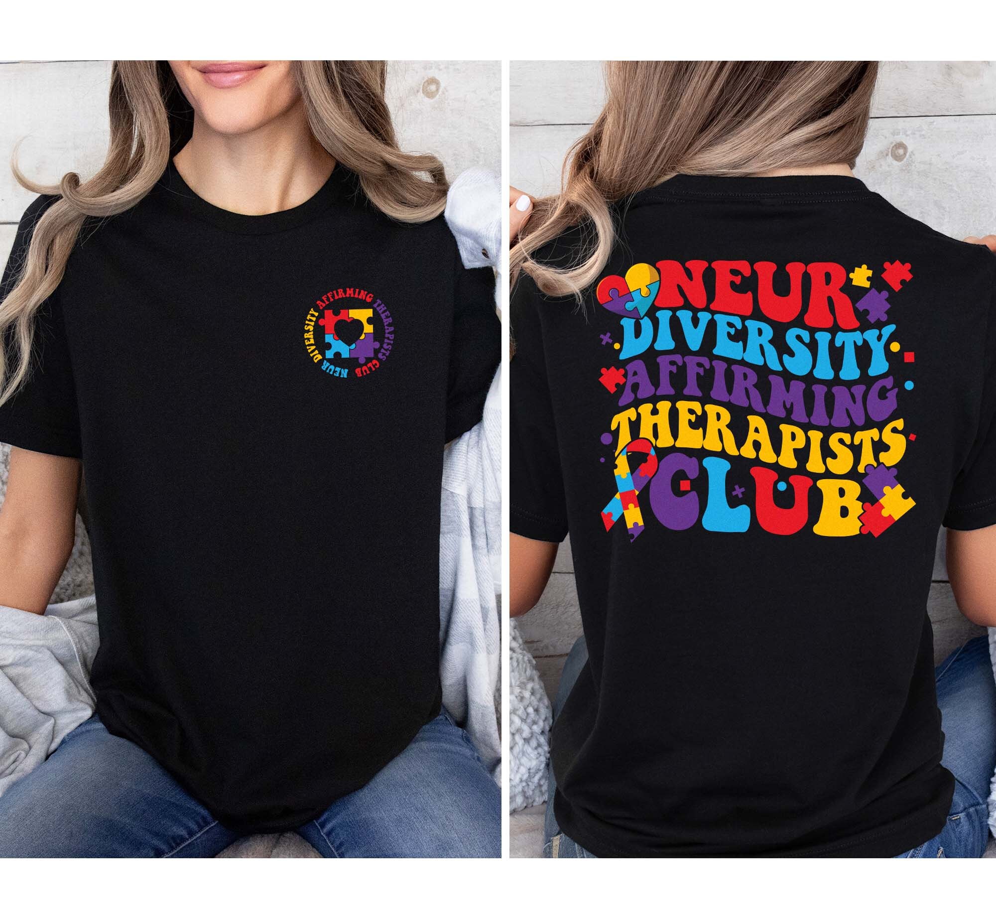 Neurodiversity Affirming Therapists Club Shirt, Autism Awareness Sweatshirt