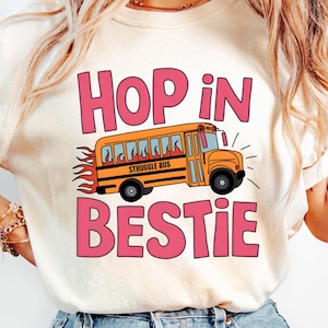 Struggle Bus Hop In Bestie PNG: Trendiges Design für psychische Gesundheit (Digitaler Download)