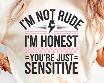 Snarky Sarcastic Saying PNG: Retro Checkered Design (Digital Download)