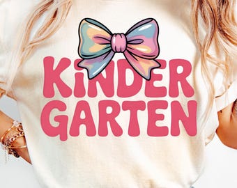 Coquette Teacher Shirt Design: Pink Bow Preppy PNG (Digital Download)