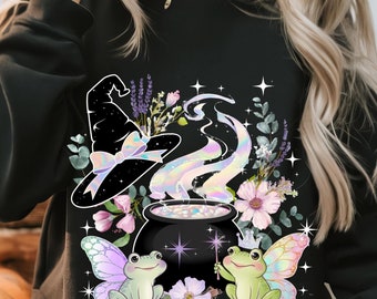 Boho Witchy Halloween PNG, Retro Witchcraft Shirt Design, Spooky Season Sublimation Download