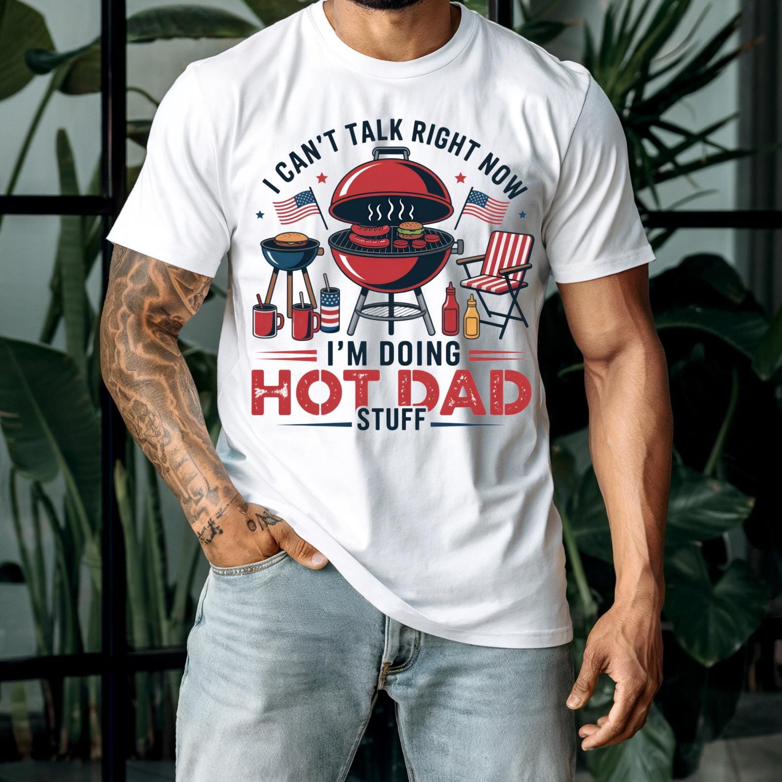 American Super Dad PNG, USA Dad Sublimation Design, Father’s Day PNG, 4th of July Dad Png, Patriotic Dad Shirt, Digital Download