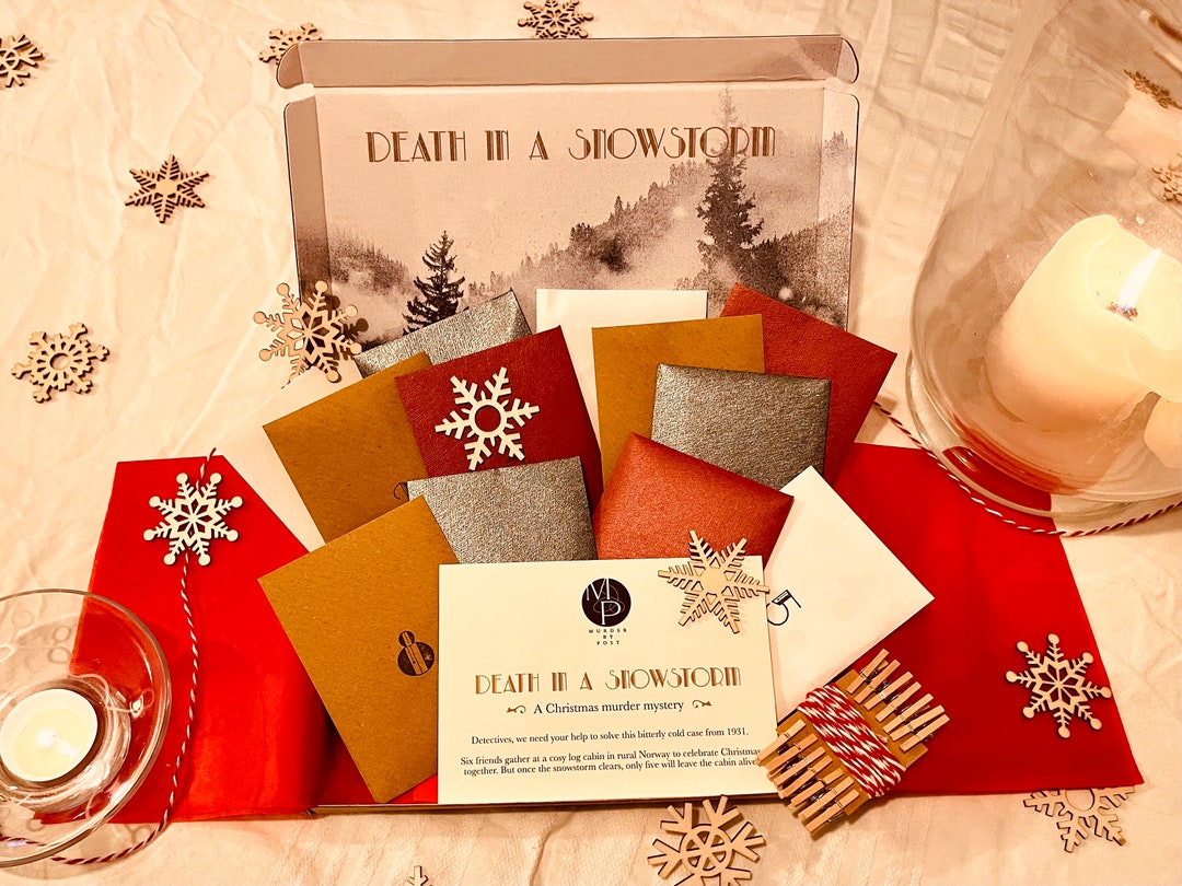 Murder Mystery Advent Calendar Advent Gift Christmas Gift Murder Murder Mystery Advent Calendar Advent Gift Christmas Gift Murder