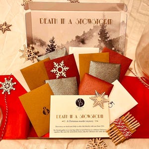 PRE-ORDER: Murder Mystery Advent Calendar. Advent gift, Christmas gift, murder mystery, unique gift, escape room, birthday gift