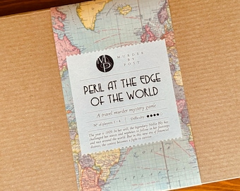 Murder Mystery Game for Adults: Peril at the Edge of the World | 1930s Escape Room Style Game