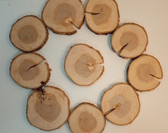 Holzscheiben Fliederbaumscheibe Holzringe Holzscheiben Rustikale Holzscheiben zum Selbermachen