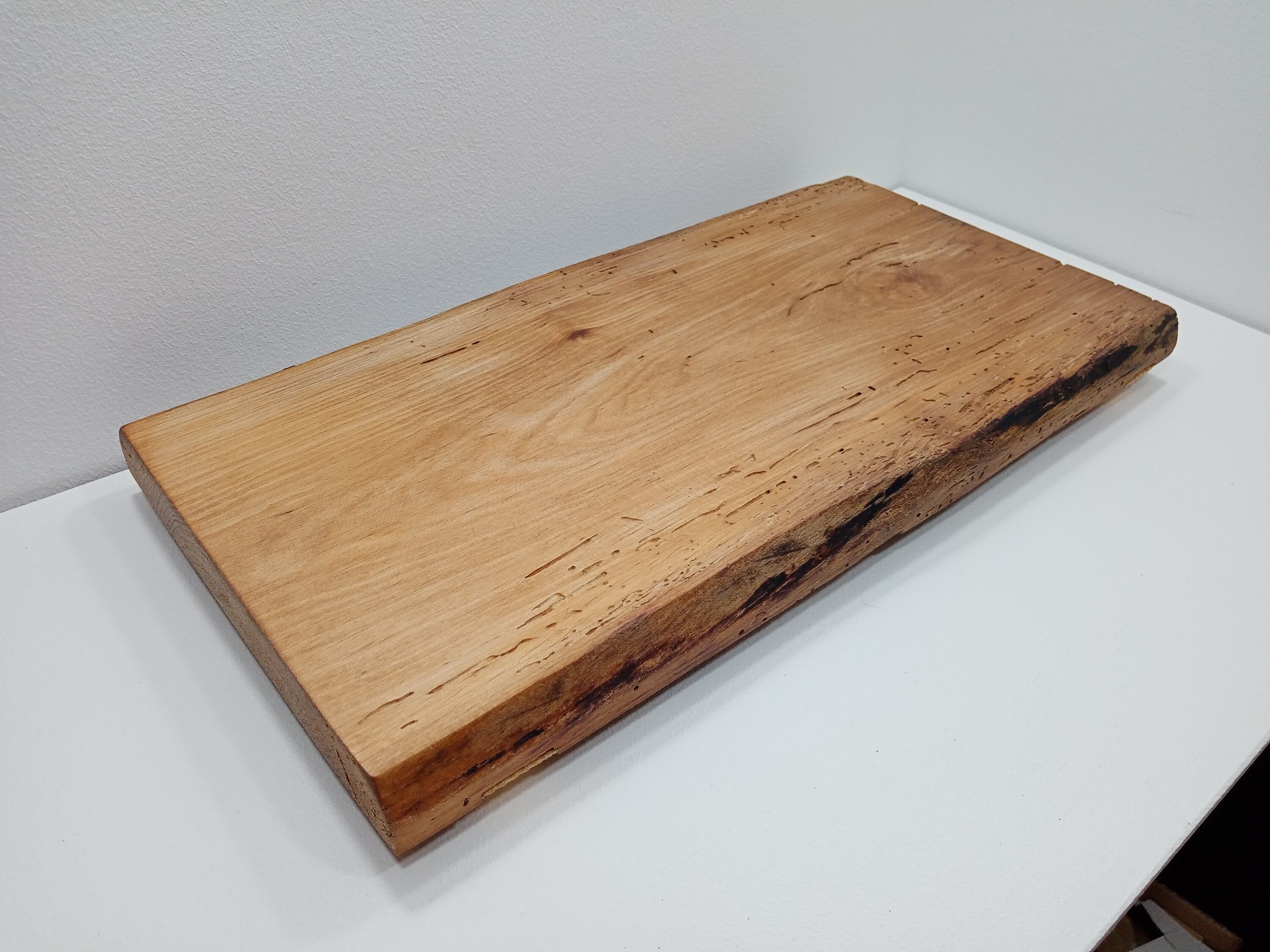 Recycled wood cutting board Serving board Second life