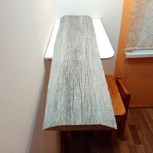Recycled wood board Reclaim wood shelf Second use Old board