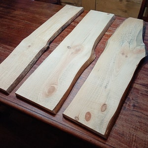 Wood Plank Pine Boards Log Slab Live edge Hardwood Board