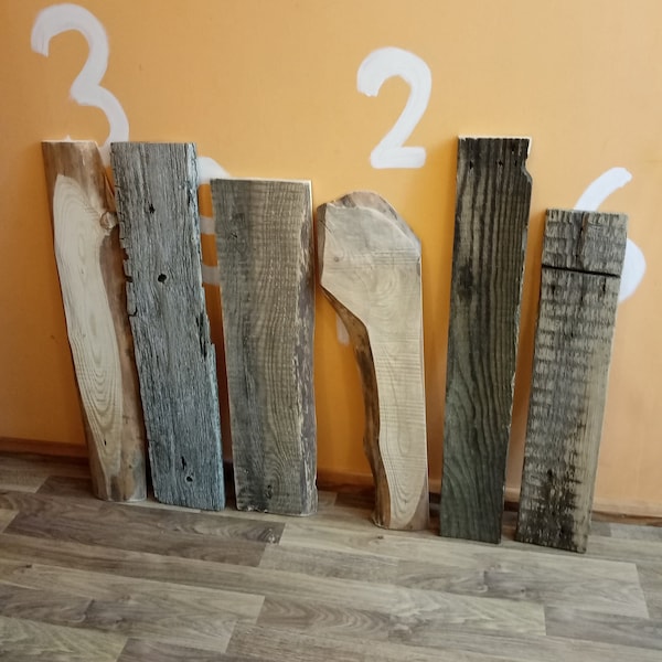 Recycled wood board Reclaim wood Shelf Second use Old wood board Chopping board Serving board