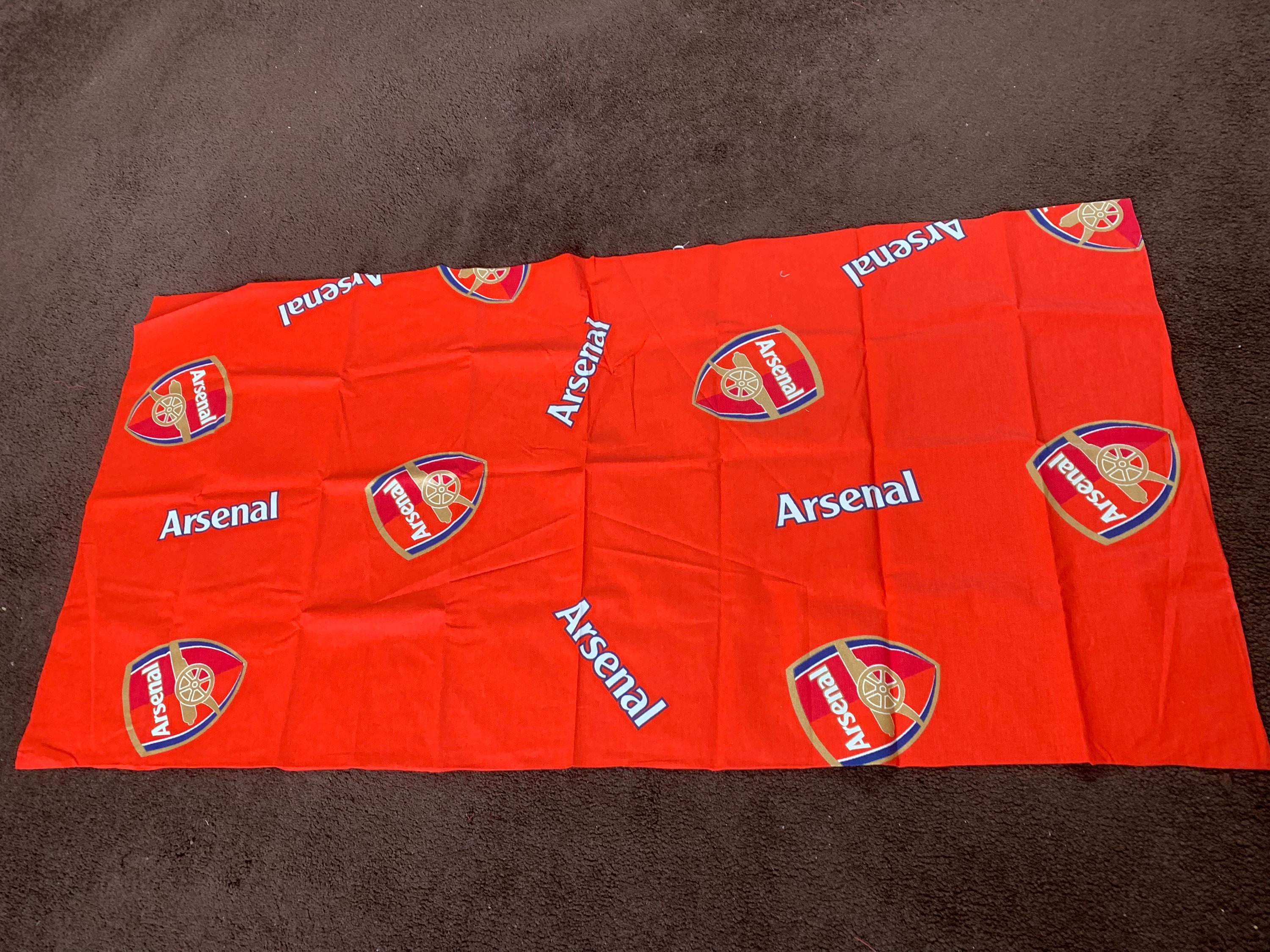 Fanion Arsenal Angleterre En Tissu - Support Pour Supporters, Multicolore, Neuf