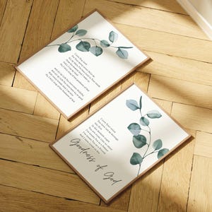 Set van 2 goedheid van God wordt afgedrukt lyrische afdrukbare christelijke Home Decor loflied print I Will Sing of the Goodness of God digitale download