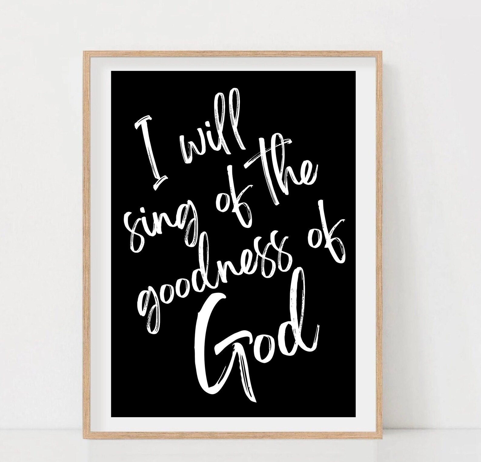 Goodness of God Lyric Printable Christian Wall Decor Praise Song Goodness of God Lyric Printable Christian Wall Decor Praise Song