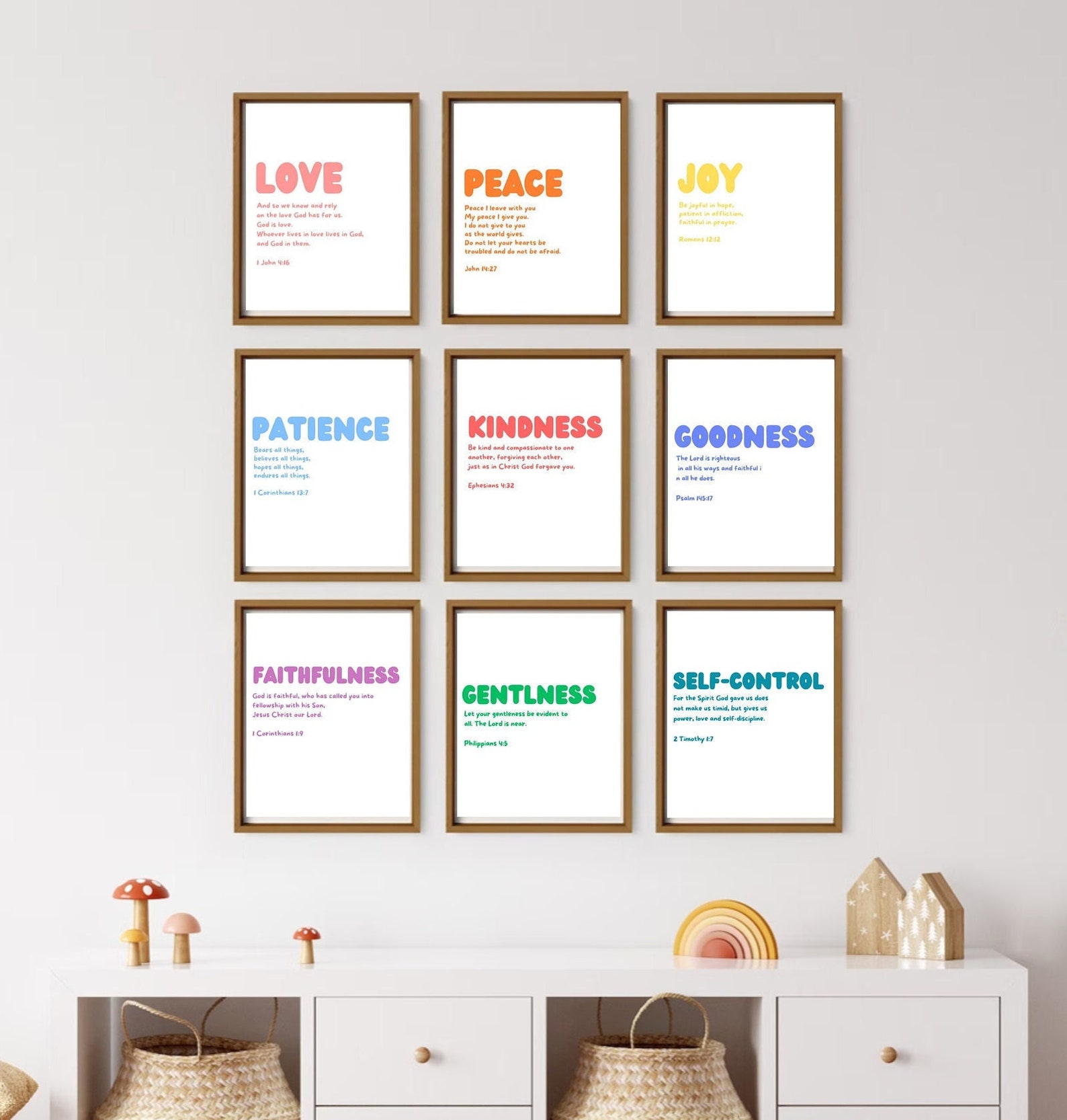 Fruit of the Spirit Wall Art / Fruits of the Spirit Prints / Bible ...
