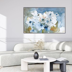 Flower Wall Art, Flower Wall Decor, Flower Art Print, Floral Prints, Printable Wall Art, Vintage Wall Art, Digital Wall Art, Large Wall Art
