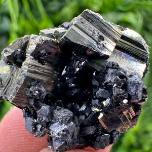Wonderful Shiny Pyrite Sphalerite natural minerals souvenir crystal gift home decor stone rare Crystal Borieva mine Bulgaria