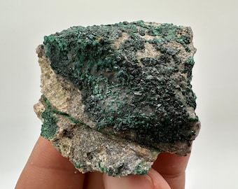 Congo Malachite Crystal, Green Mineral Specimen (5/3/5cm)