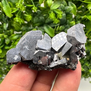 Lovely skeletal shiny galena natural mineral crystal souvenir mineral home decor stone galena cluster galena natural galena Borieva Bulgaria