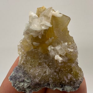 Yellow Fluorite,Calcite from Spain,Mineral Specimen,Yellow Fluorite,Fluorite from Spain,Collection, Fluorite Collectors, Crystal Fluorite,