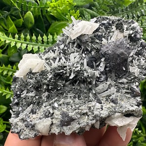 Wonderful Sphalerite on Quartz,From Borieva mine,Bulgaria,natural mineral,collection crystal,home decor stone,rare cluster,gift,souvenir