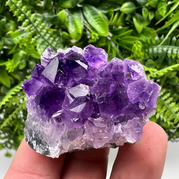 Uruguay Amethyst Cluster: Purple Quartz Crystal, Home Decor