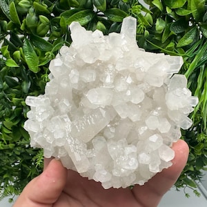 Amazing Calcite on Quartz from Djurcovo mine Laki Bulgaria natural minerals crystal gift rare minerals healing crystal Bulgaria stone