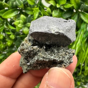 Stunning Shiny Galena,Sphalerite on needle Quartz,from Borieva mine,Bulgaria natural mine Souvenir crystal,collectors speciment,gift,stone