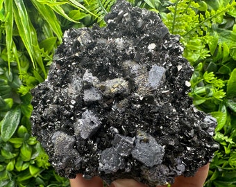 Amazing pieces Shiny Galena whit Pyrite,Chalcopyrite on Shiny Sphalerite natural minerals souvenir crystal home decor stone top Bulgaria