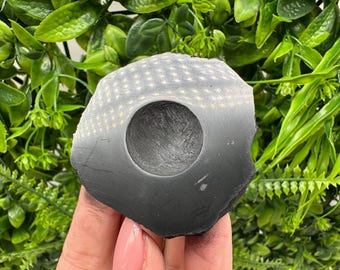 Shungite Stand for Ball, Shungite Sphere Holder Type,Small and Medium Sphere Stand,Sphere Holder,stand Medium,Shungite real, top hol