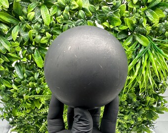 大型シュンガイト球体：未研磨の電磁波保護クリスタル、8cm - Etsy 日本