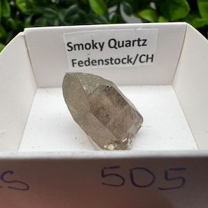 Raro quarzo fumé di Fedenstock (montagna) Svizzera, Minerale, Esemplare, Collezione, Quarzo nero, Minerale, Casa, Quarzo fumé, Punta di quarzo