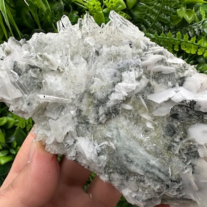 Stunning Shiny Galena whit Pyrite on Transparent Quartz whit Calcite natural minerals souvenir Crystal collection stone Borieva Bulgaria