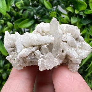 Amazing Calcite on Quartz from Djurcovo mine Laki Bulgaria natural minerals crystal gift rare minerals healing crystal Bulgaria stone