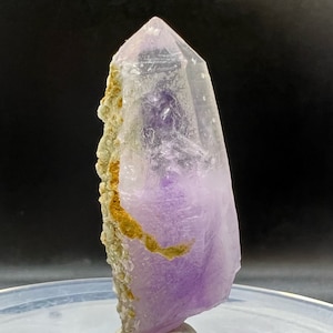 Lovely Quartz var.Amethyst Phantom perfect purple colour natural mineral souvenir crystal home decor stone Djurcovo mine Laki Bulgaria