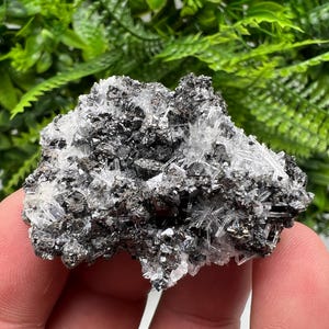 Wonderful Calcite,Sphalerite,Galena on Needle Quartz from Borieva mine,Madan,Bulgaria,natural,collectible mineral specimen,home decor stone
