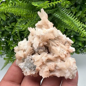 Amazing Calcite on Quartz from Djurcovo mine Laki Bulgaria natural minerals crystal gift rare minerals healing crystal Bulgaria stone