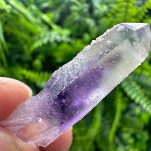Stunning Quartz var Amethyst phantom,chalcedony and Chlorite inclusions Djurcovo Laki Bulgaria natural minerals souvenir crystal gift stone