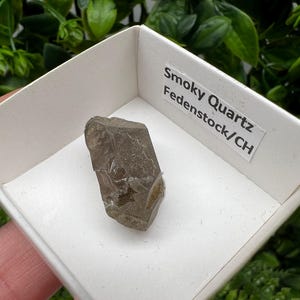 Raro quarzo fumé di Fedenstock (montagna) Svizzera, Minerale, Esemplare, Collezione, Quarzo nero, Minerale, Casa, Quarzo fumé, Punta di quarzo
