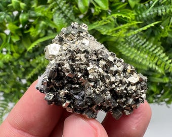 Golden Pyrite Sphalerite Mineral Specimen, Madan Bulgaria