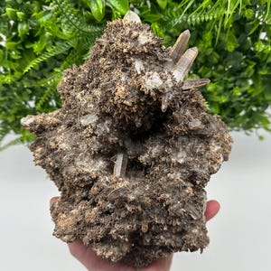 Extra Large Quartz whit Siderite,from 9th September mine,Bulgaria,natural,collection mineral specimen,home decor stone,minerals,collectible
