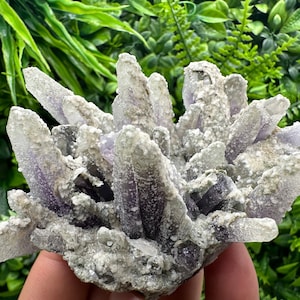 Stunning Quartz var Amethyst phantom,chalcedony and Chlorite inclusions Djurcovo Laki Bulgaria natural minerals souvenir crystal gift stone
