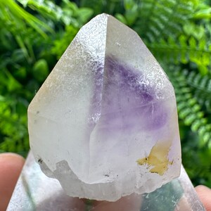Stunning Quartz var Amethyst phantom,chalcedony and Chlorite inclusions Djurcovo Laki Bulgaria natural minerals souvenir crystal gift stone