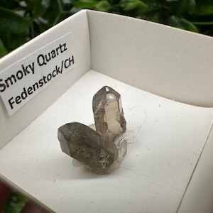 Raro quarzo fumé di Fedenstock (montagna) Svizzera, Minerale, Esemplare, Collezione, Quarzo nero, Minerale, Casa, Quarzo fumé, Punta di quarzo